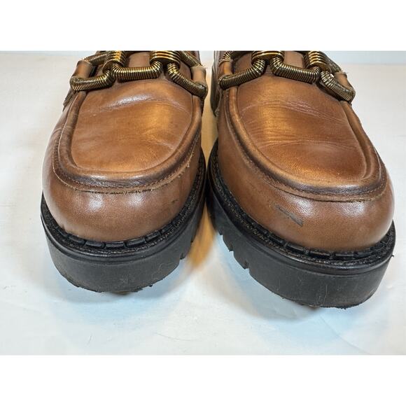 Size 40 Pikolinos Aviles Brown Loafers Chunky - Picture 3 of 12